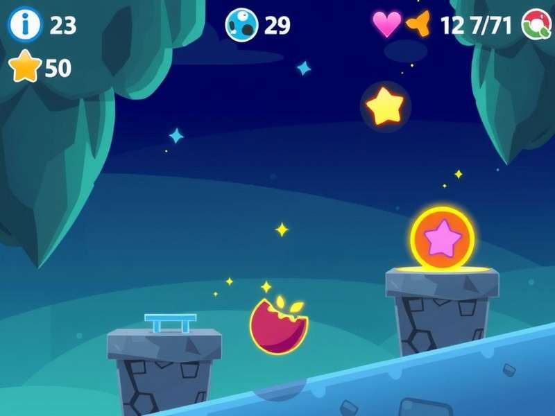 Bright Bounce Gameplay Screenshot